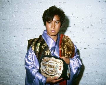 ＷＷＷＡとＵＷＡの２冠王だったジャガー横田（１９８５年）