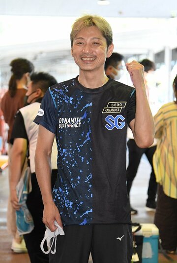  優勝戦１号艇にゴキゲンの浜野谷憲吾