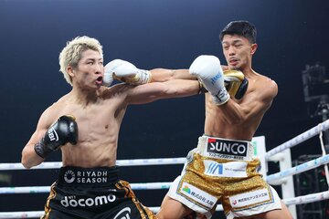 激闘を繰り広げた井上と中谷