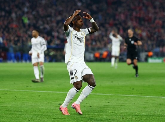 レアル・マドリードのビニシウス（ロイター）