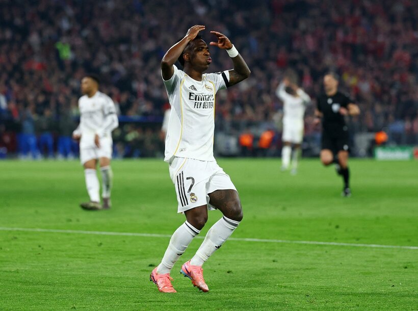 レアル・マドリードのビニシウス（ロイター）