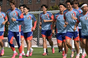 スウェーデン戦に臨む日本代表