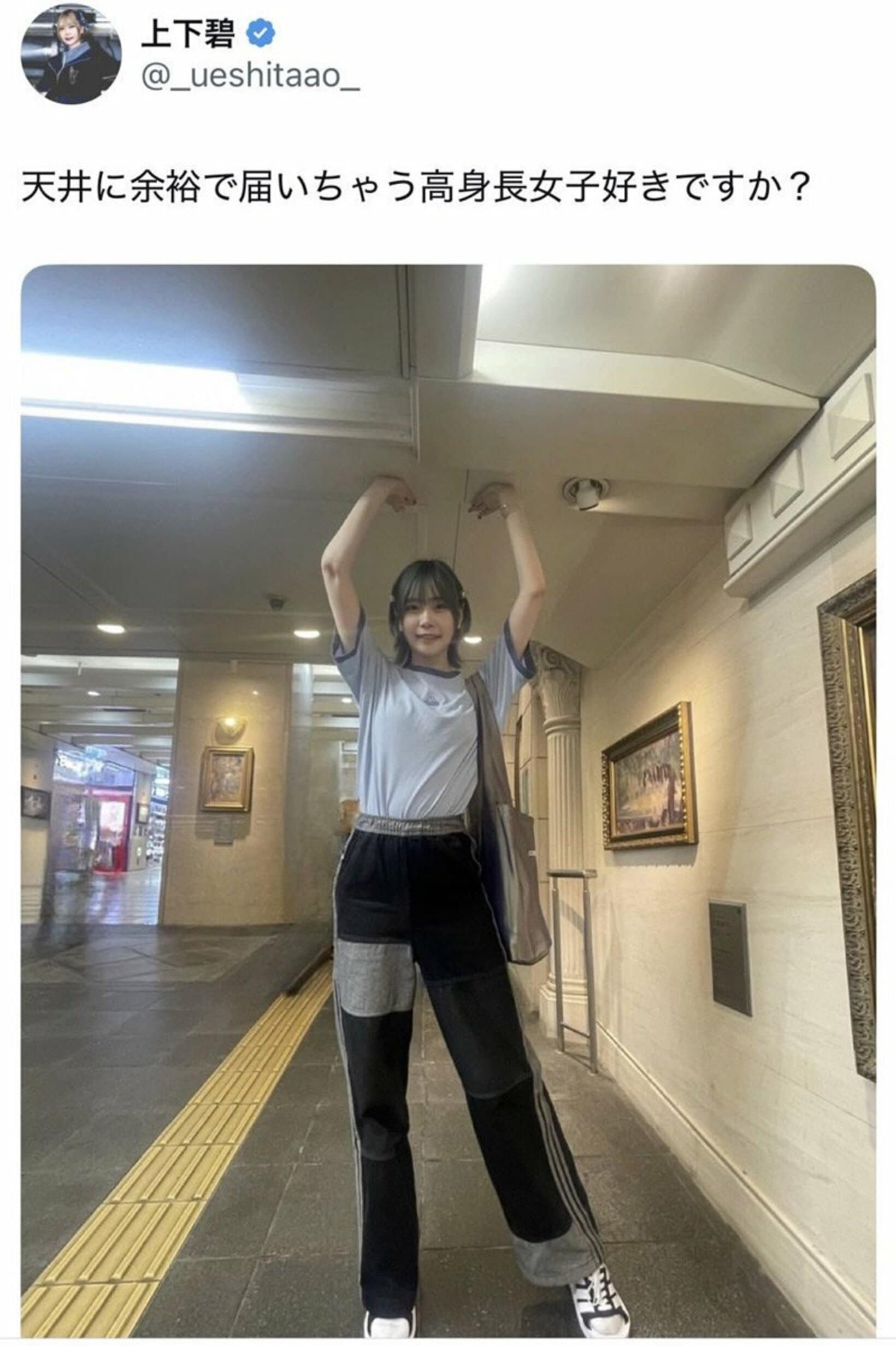 元仮面女子の上下碧