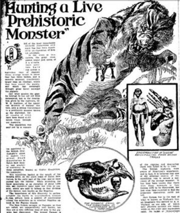 米国の新聞で紹介された「パプアニューギニアの巨大生物」