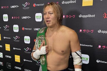 新設されたGHC200王座を防衛したHAYATA