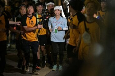 チャリティーランナーを務めた星野真里