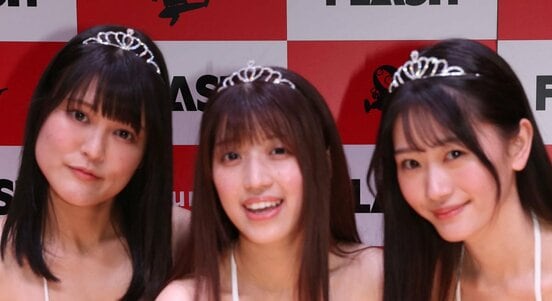 左からmissha、大塚杏奈、笹岡郁未(東スポWeb)