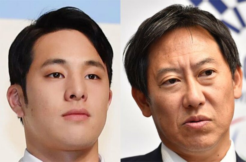  瀬戸(左）と鈴木大地氏