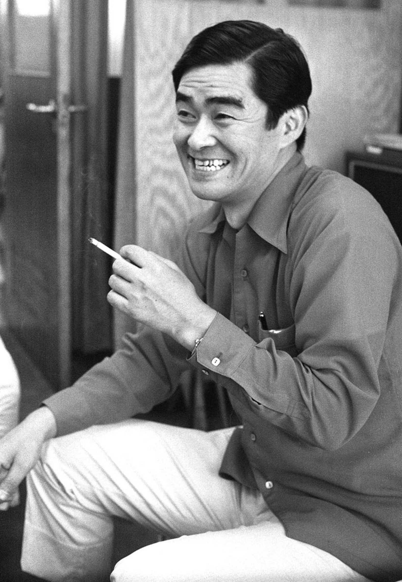 笑顔がファンを魅了した（７３年７月）