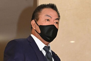 12団監督会議に出席した中日・井上監督