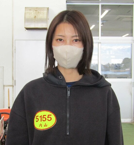 浜名湖初出走で１着となった内山七海