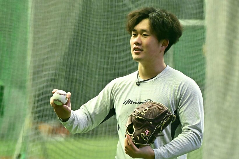シーズンに向けて筑後で調整中のソフトバンク２年目右腕・安徳駿