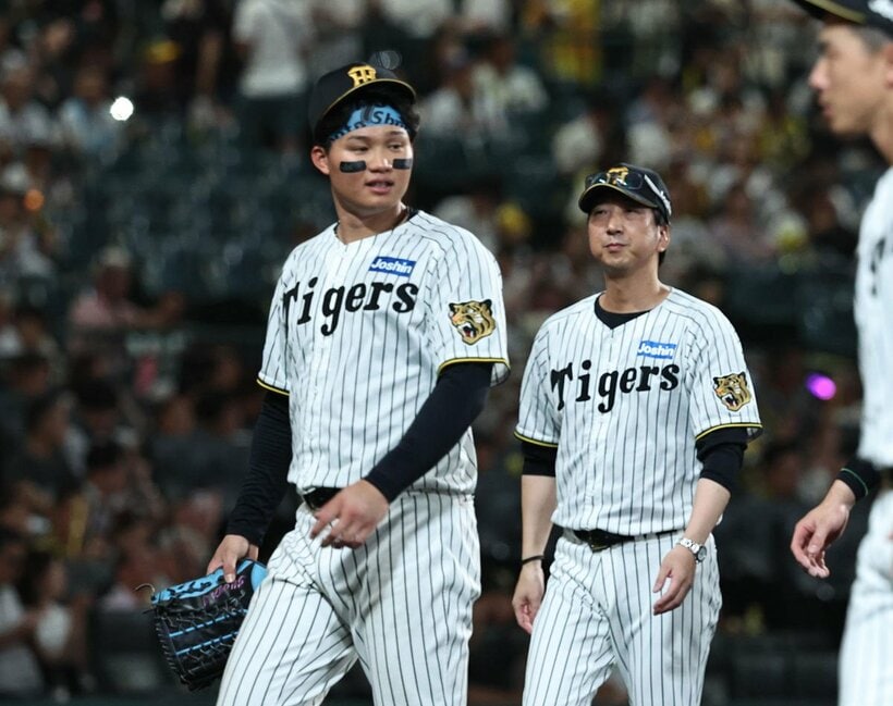 ９回の守備から出場した阪神・森下翔太
