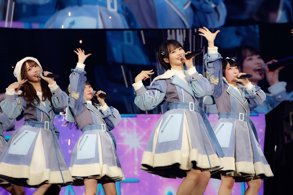 ≠ME 幕張メッセ公演で新曲を初披露 センター冨田菜々風が念願の