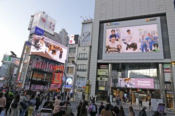 アルタ前ではアルタではなく３Ｄの猫を撮影する人ばかりだった