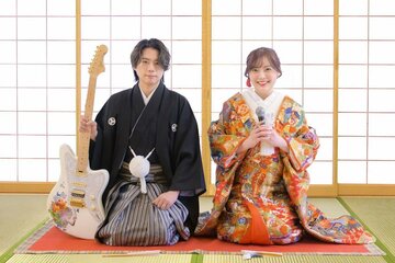 沖聡次郎と笑顔のツーショット