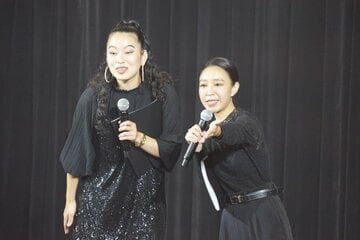 爛々の萌々㊧と大国麗