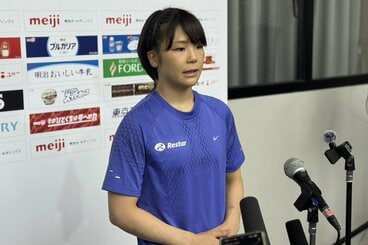 女子57キロ級で決勝に進出した藤波朱理