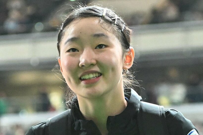 「３度目の正直」の優勝となった張本美和