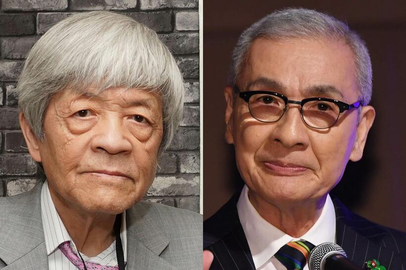 田原総一朗氏（左）と久米宏さん