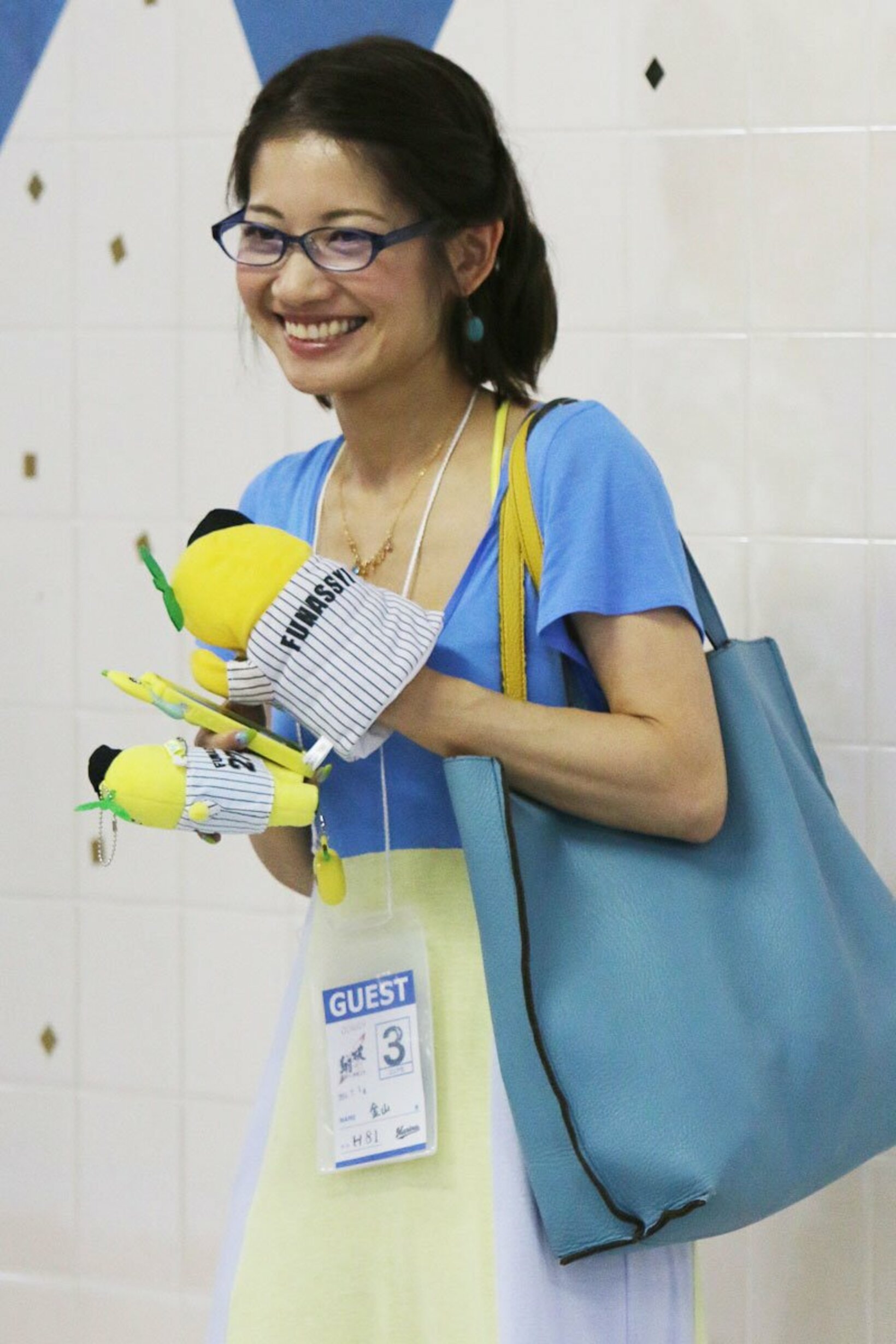 「ふなっしー」好きで、テレビでも活躍した大渕愛子弁護士（２０１４年）