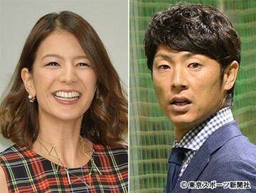 スザンヌ（左）と斉藤和巳氏