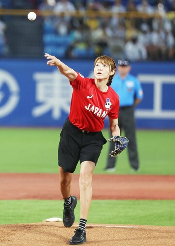 狩野舞子の投球フォーム
