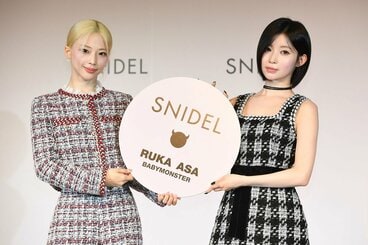 イベントに登壇したRUKA(左)とASA