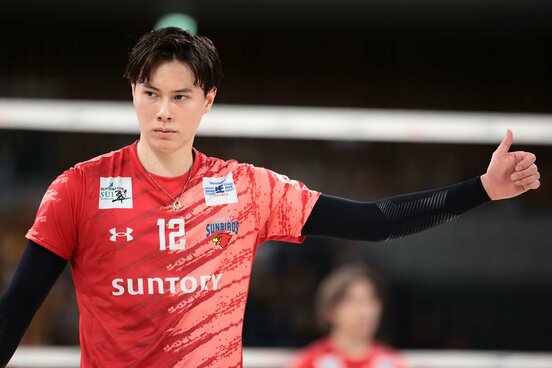 ＳＶリーグ男子の初代王者となったサントリーの高橋藍