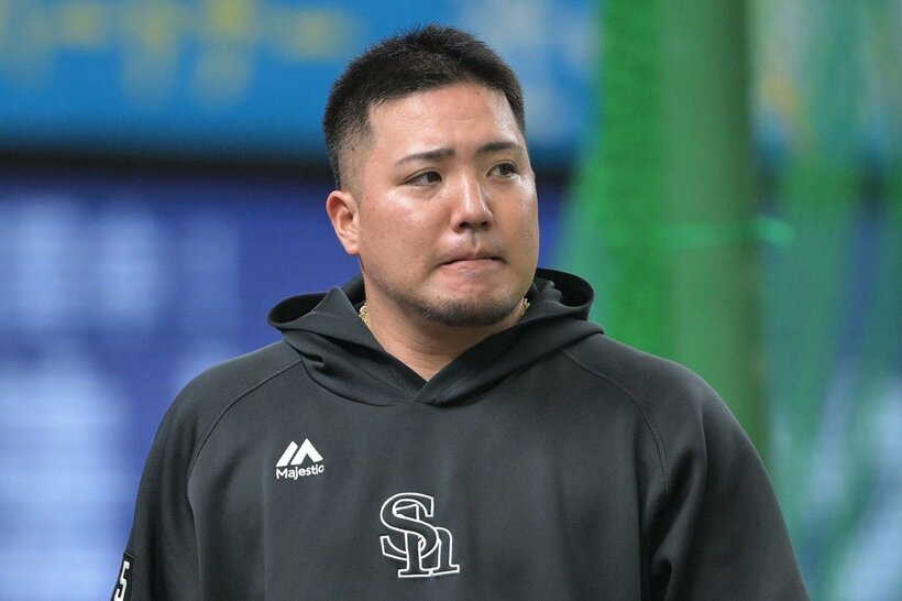 ５月は苦しい打撃がつづいたソフトバンク・山川穂高