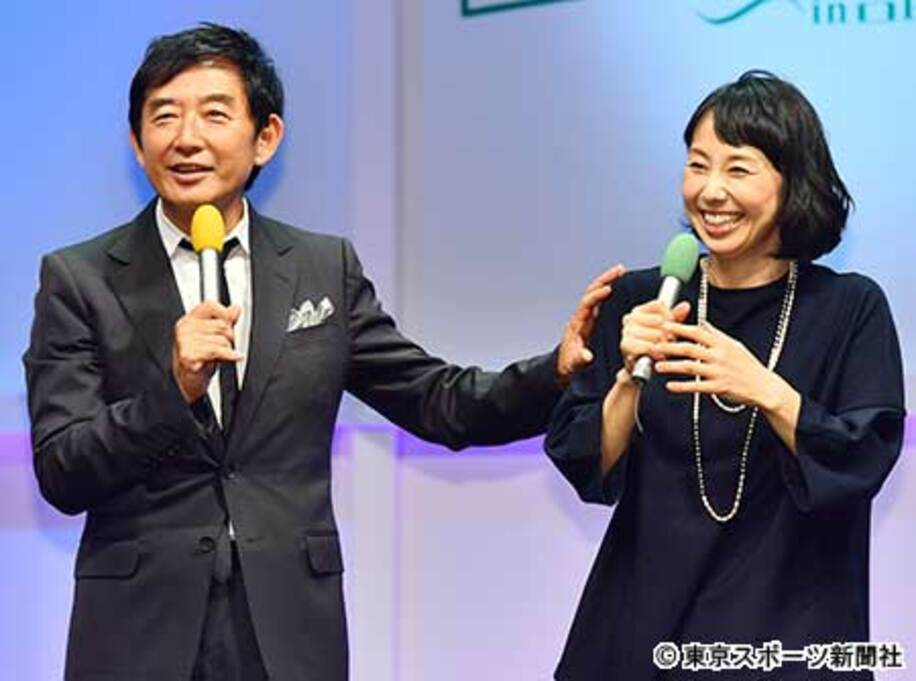  石田純一（左）、東尾理子夫妻