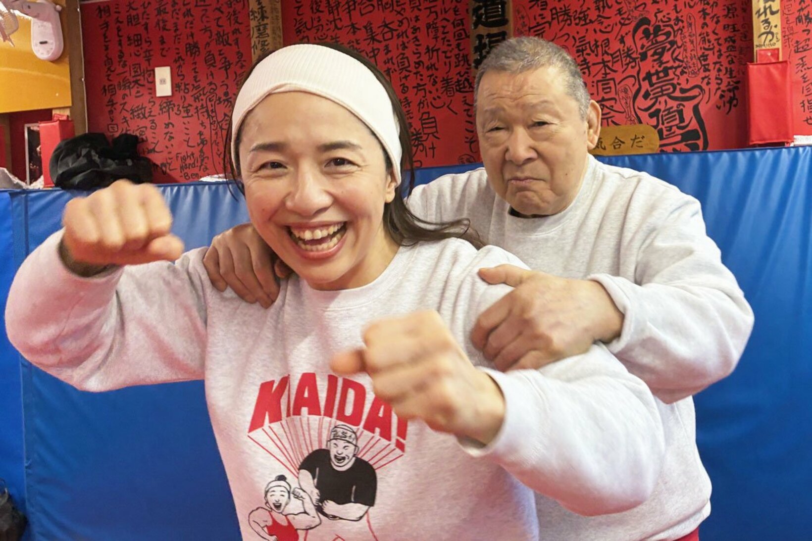 気持ちがたかぶりまくりの浜口親娘