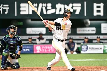 先制ソロを放った秋広優人