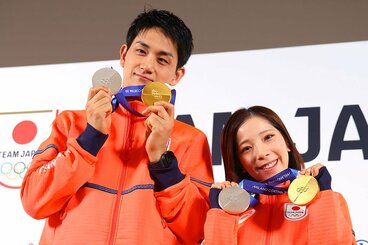 木原龍一（左）と三浦璃来