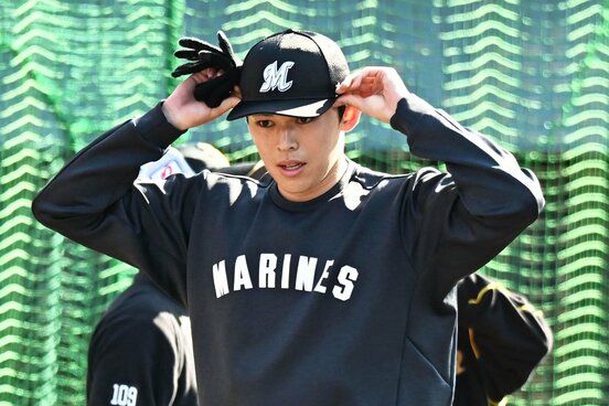 開幕に向け、調整を続けるロッテ・佐々木朗希