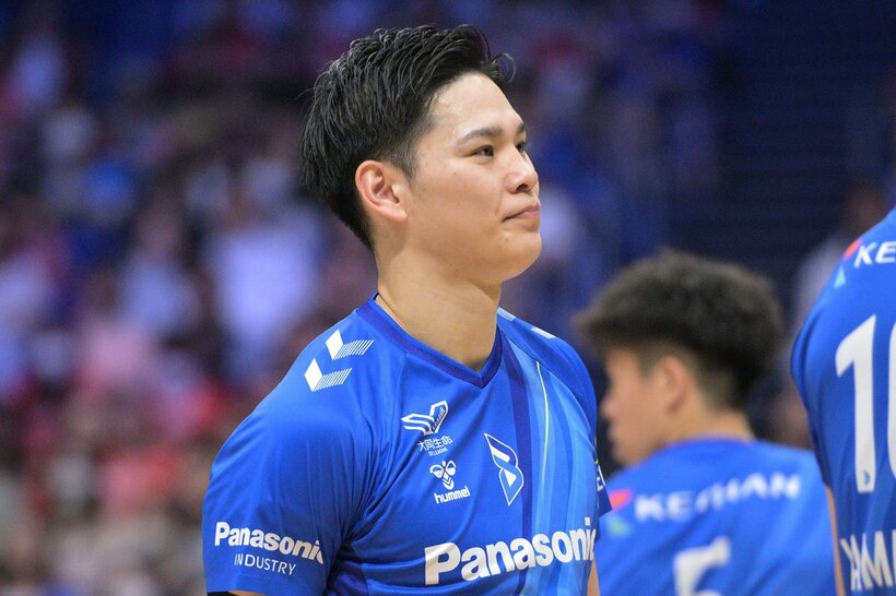 優勝に感無量の大阪Ｂ・西田有志