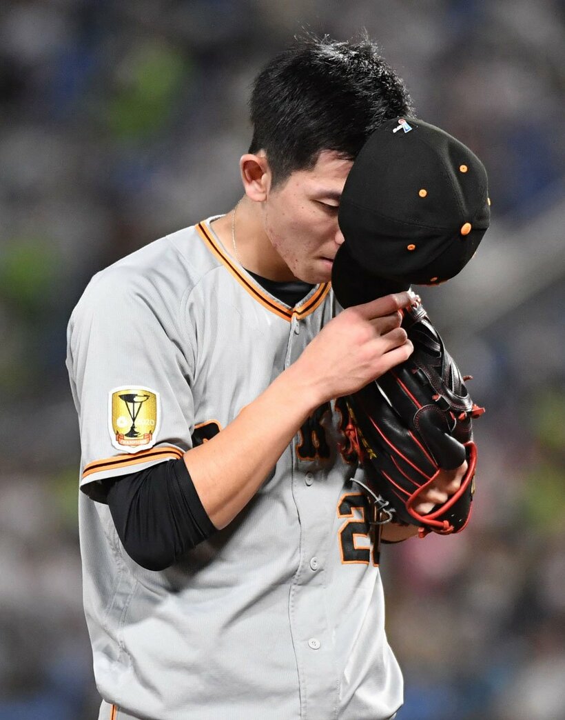  降板を告げられた戸郷翔征