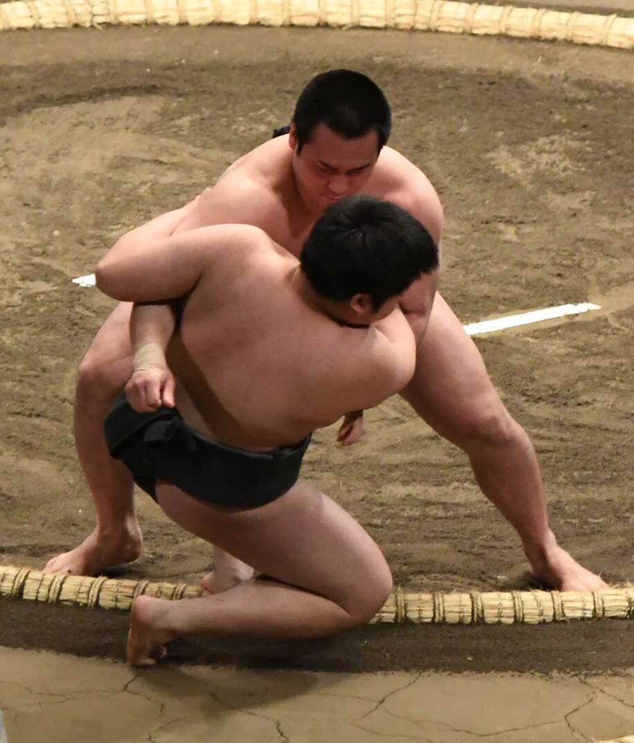  前相撲で白星デビューを飾った須山（東スポＷｅｂ）