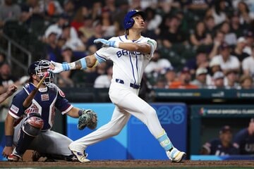 米国戦で本塁打を放ったルーカス・ラミレス（ロイター）