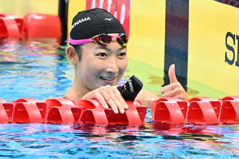 １００M女子自由形で１位になった池江璃花子