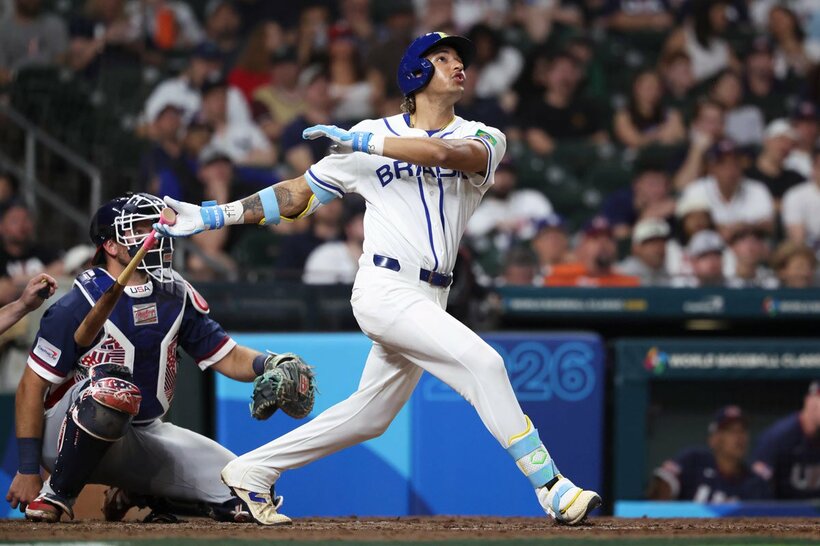 米国戦で本塁打を放ったルーカス・ラミレス（ロイター）