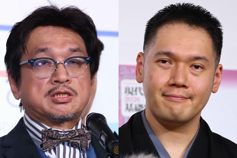 やくみつる（左）と神田伯山