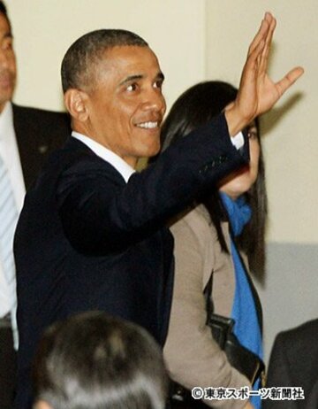 単身来日したオバマ大統領
