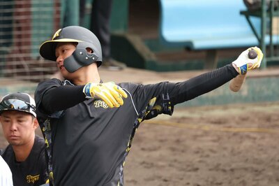 写真：【阪神】森下翔太が使用バットを思案中「自分に合うものを探して