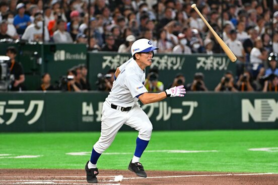 6回に二塁打を放つなど、現役さながらの動きを披露した松井稼頭央氏