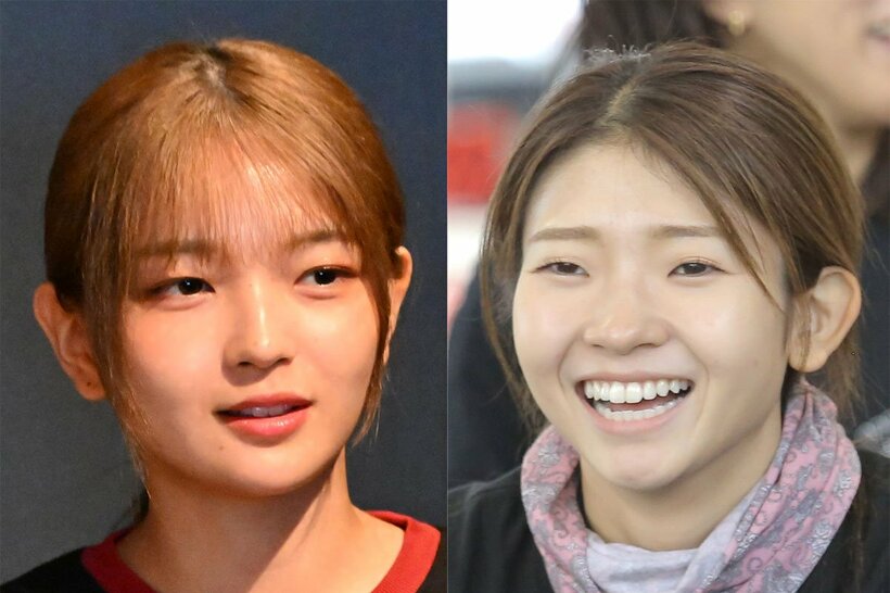 福留光帆（左）と登みひ果