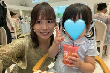 結婚式に出席した松村香織