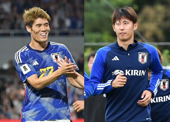 冨安健洋（左）と伊藤洋輝