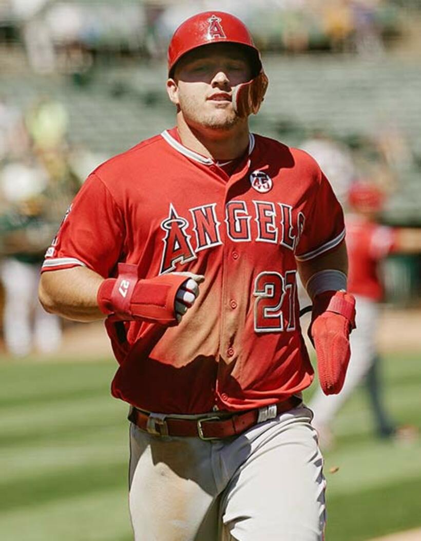  メジャーを代表するスーパースターのトラウト（ロイター＝USA　TODAY　Sports）