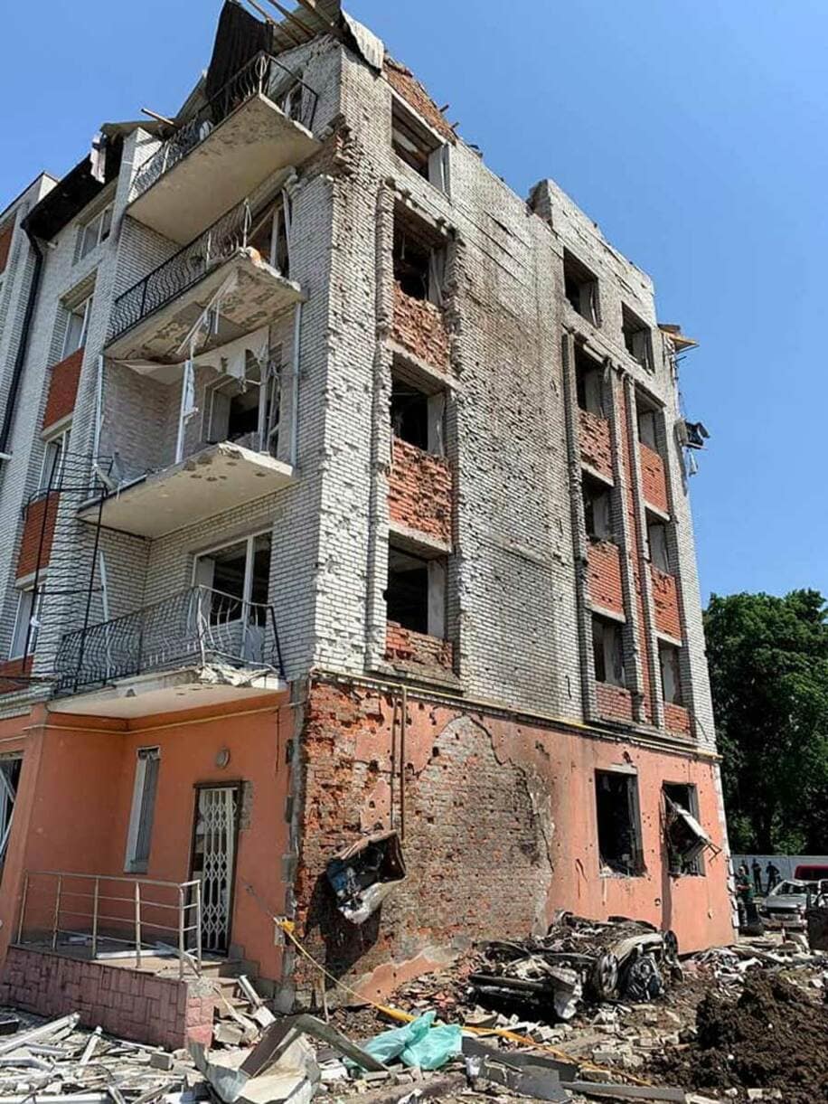  砲撃で破壊された建物…長引くロシアのウクライナ侵攻（ロイター）